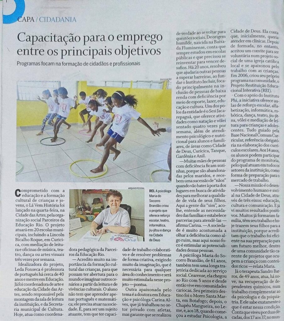 ASVI no O GLOBO Barra