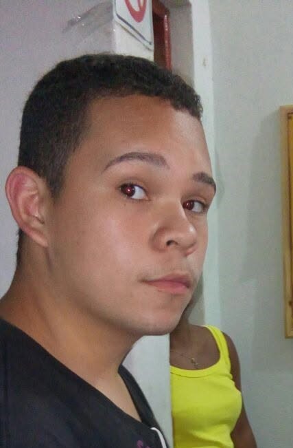 Samuel Souza quando era aluno