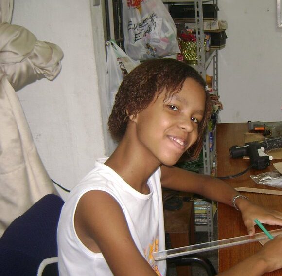 Tatiane Cavoti quando era aluna